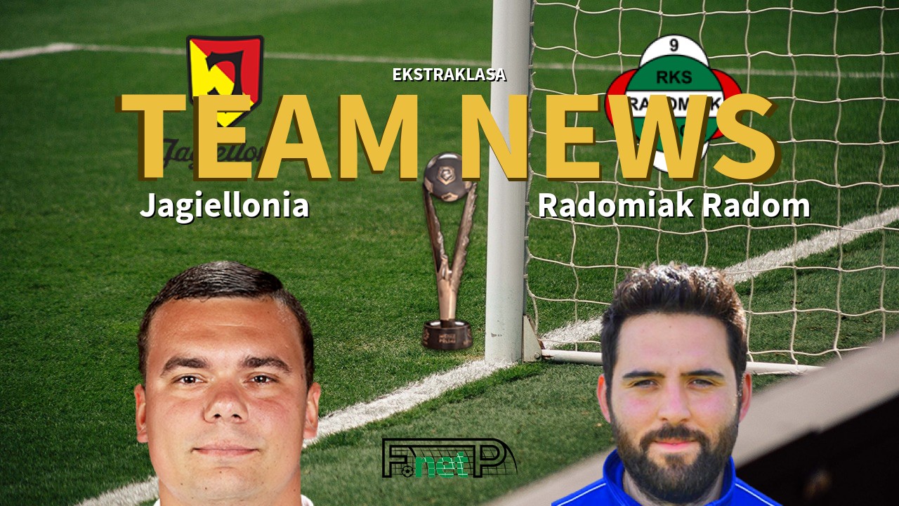 Ekstraklasa News: Jagiellonia Białystok vs Radomiak Radom Confirmed Line-ups