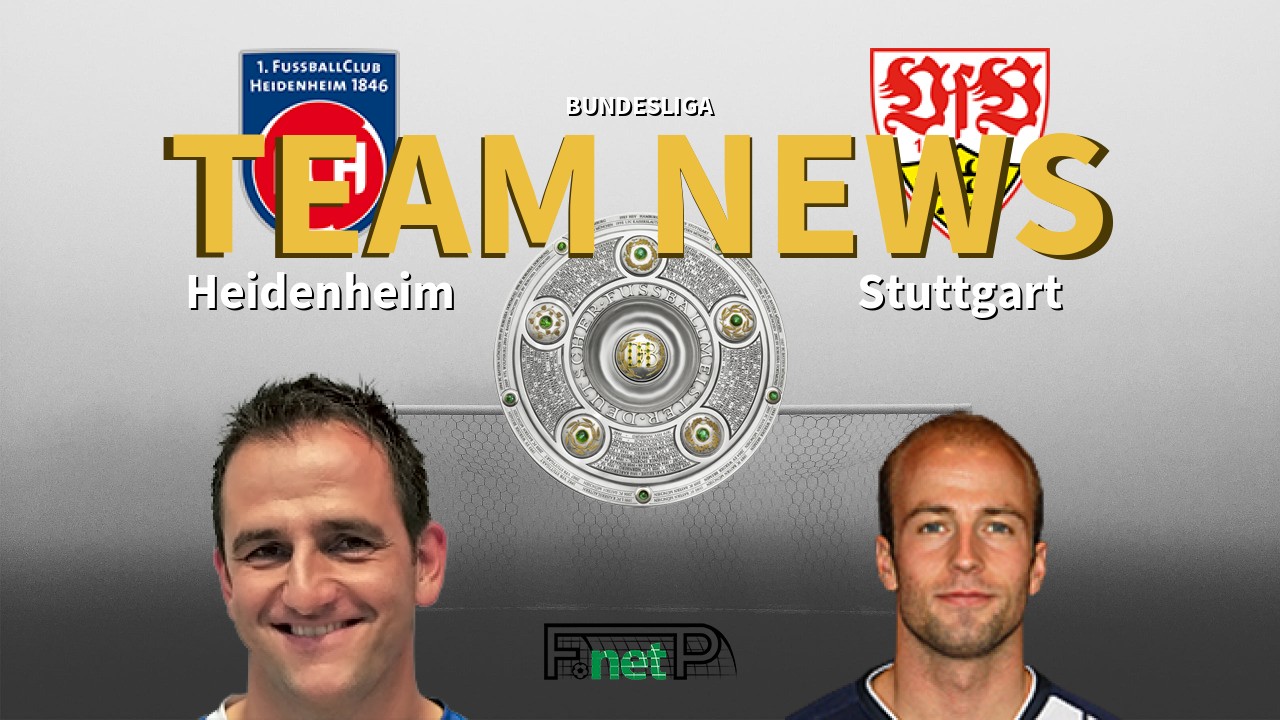 Bundesliga News: Heidenheim vs Stuttgart Confirmed Line-ups