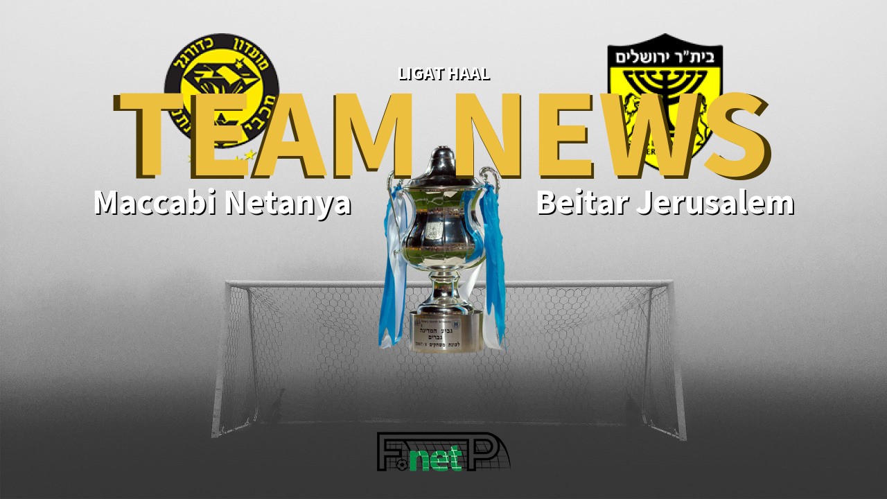 Ligat HaAl News: Maccabi Netanya vs Beitar Jerusalem Confirmed Line-ups