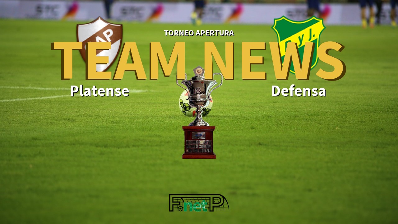 Torneo Apertura News: Platense vs Defensa y Justicia Confirmed Line-ups