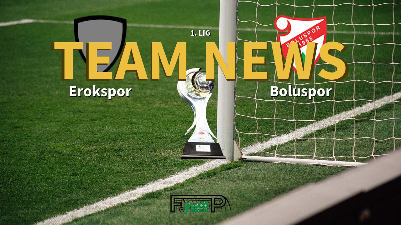1. Lig News: Erokspor vs Boluspor Confirmed Line-ups