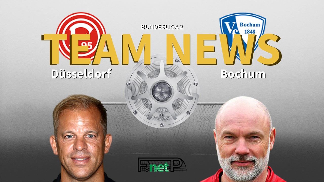 Bundesliga 2 News: Fortuna Dusseldorf vs VfL Bochum Confirmed Line-ups