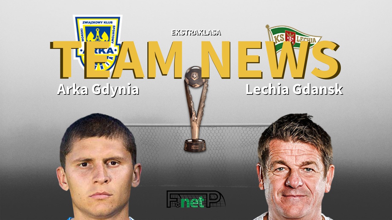 Ekstraklasa News: Arka Gdynia vs Lechia Gdańsk Confirmed Line-ups