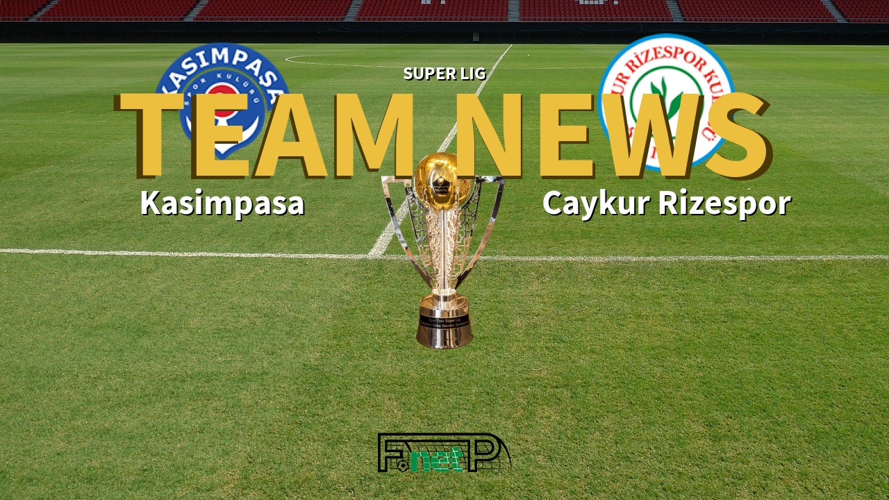 Super Lig News: Kasimpasa vs Çaykur Rizespor Confirmed Line-ups