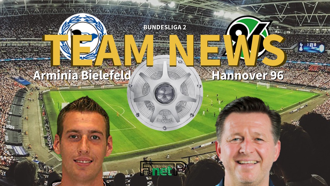 Bundesliga 2 News: Arminia Bielefeld vs Hannover Confirmed Line-ups