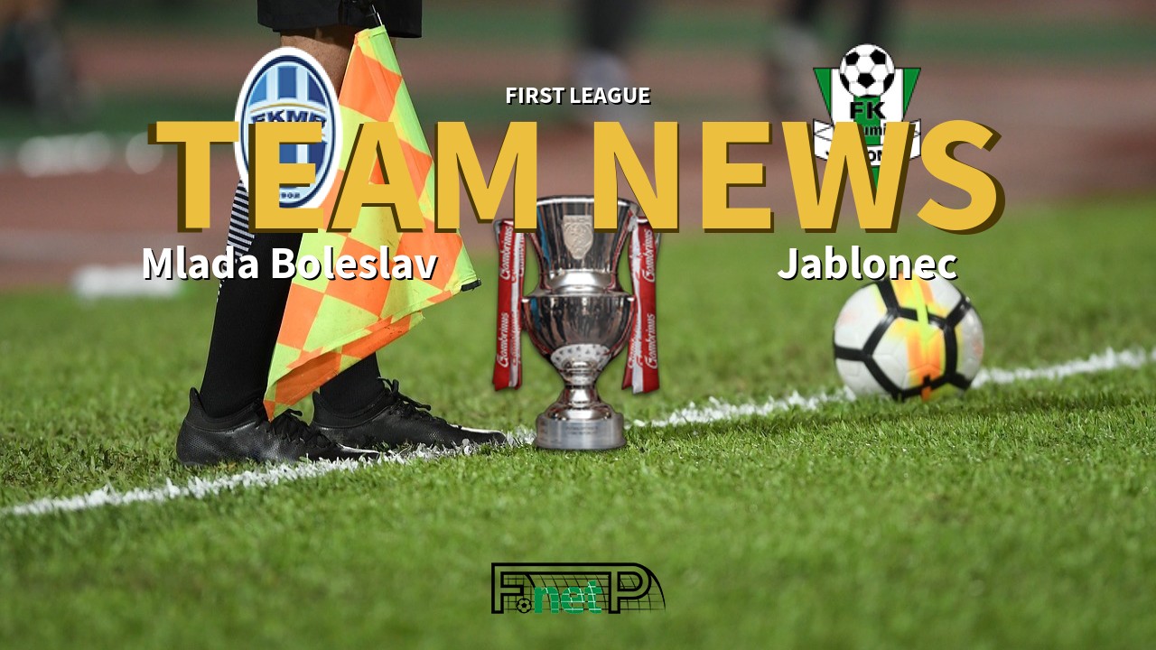 First League News: Mladá Boleslav vs Baumit Jablonec Confirmed Line-ups
