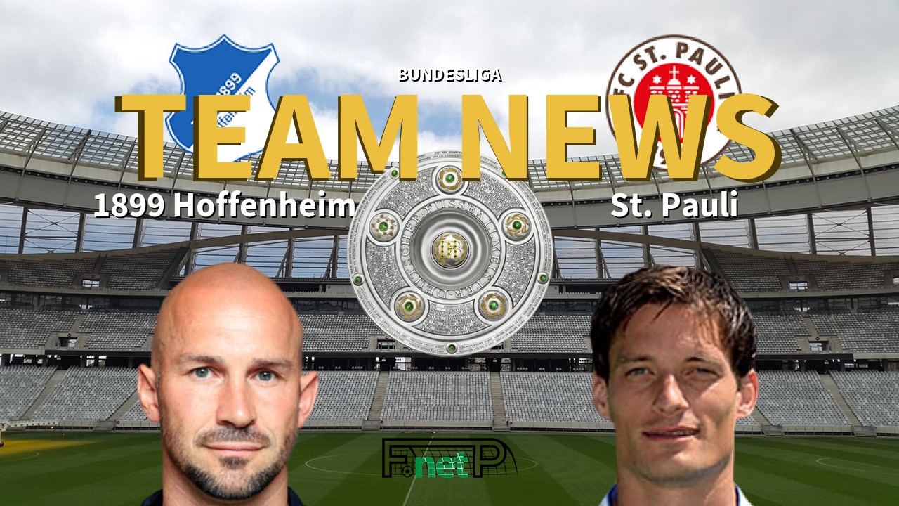 Bundesliga News: Hoffenheim vs St. Pauli Confirmed Line-ups