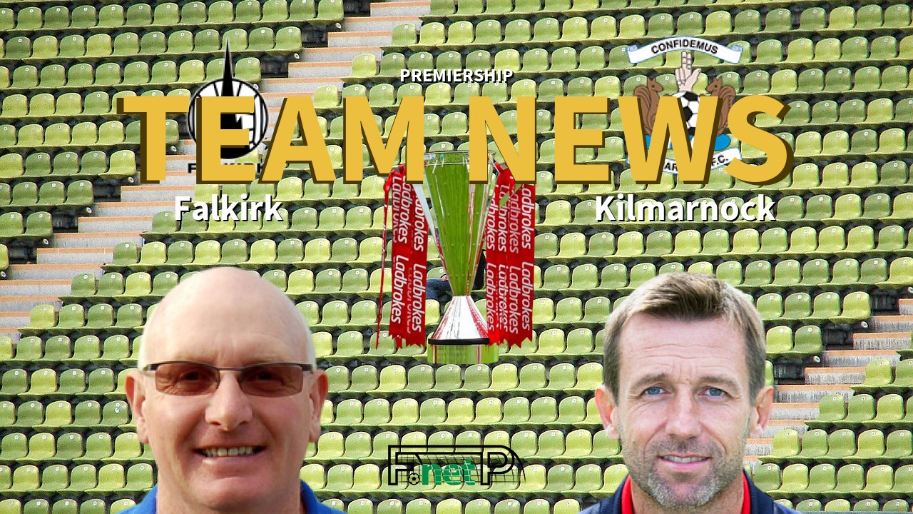 Premiership News: Falkirk vs Kilmarnock Confirmed Line-ups