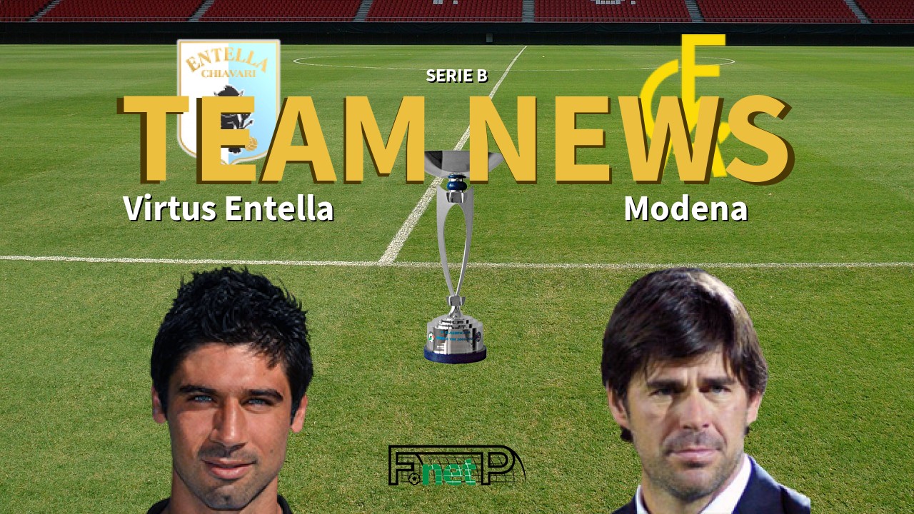 Serie B News: Entella vs Modena Confirmed Line-ups
