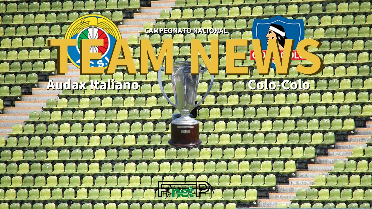 Campeonato Nacional News: Audax Italiano vs Colo-Colo Confirmed Line-ups