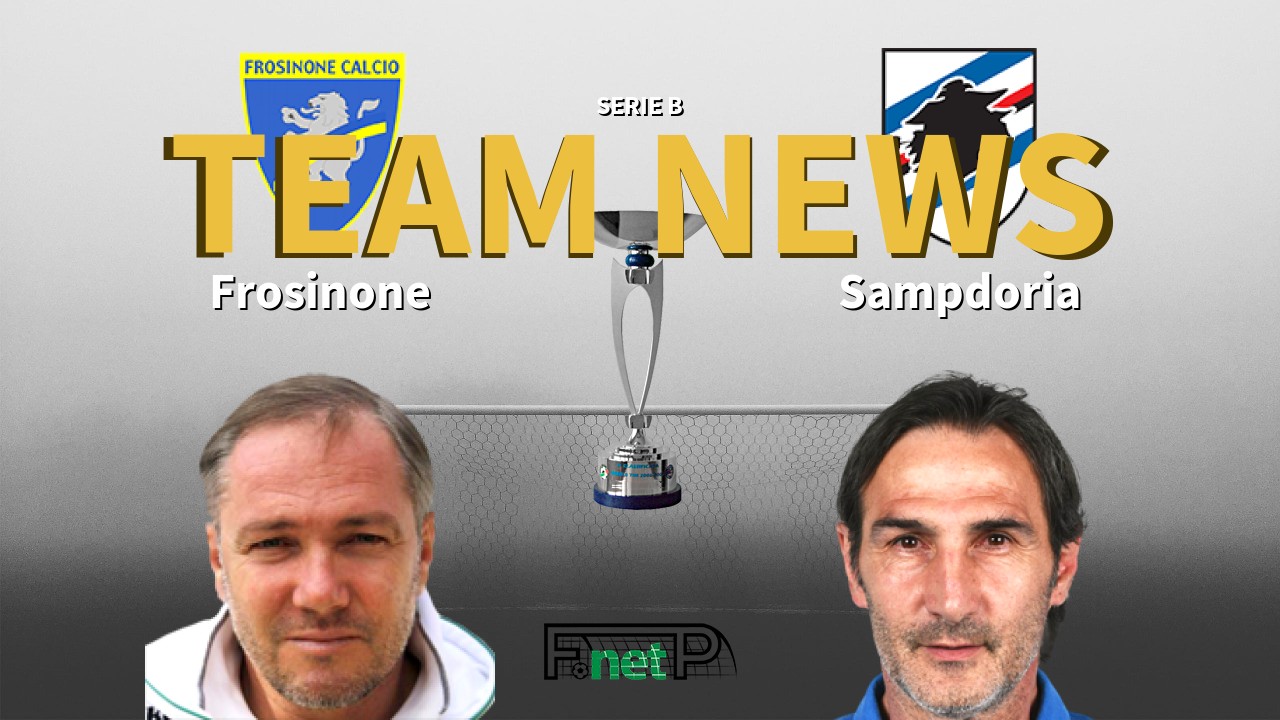 Serie B News: Frosinone vs Sampdoria Confirmed Line-ups