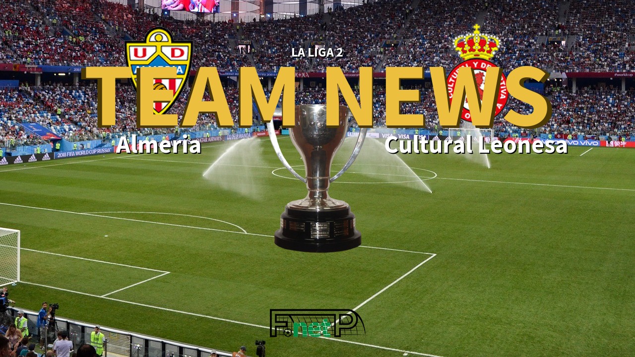 La Liga 2 News: UD Almería vs Cultural Leonesa Confirmed Line-ups