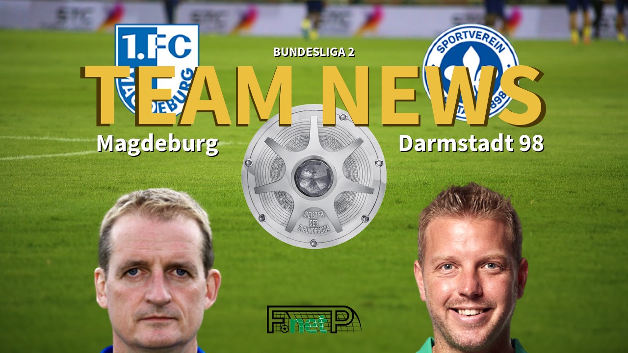 Bundesliga 2 News: Magdeburg vs Darmstadt Confirmed Line-ups