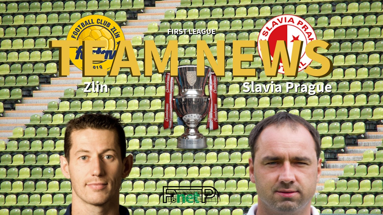 First League News: Tescoma Zlín vs Slavia Prague Confirmed Line-ups