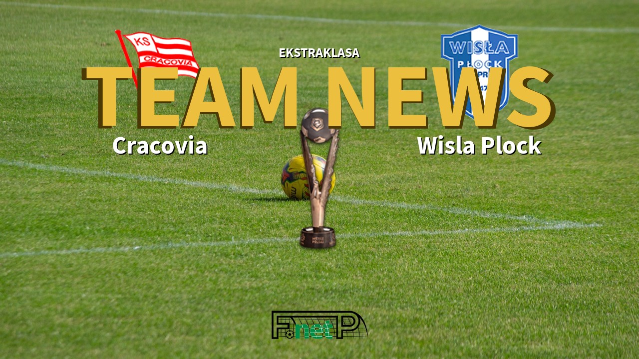 Ekstraklasa News: Cracovia vs Wisla Plock Confirmed Line-ups