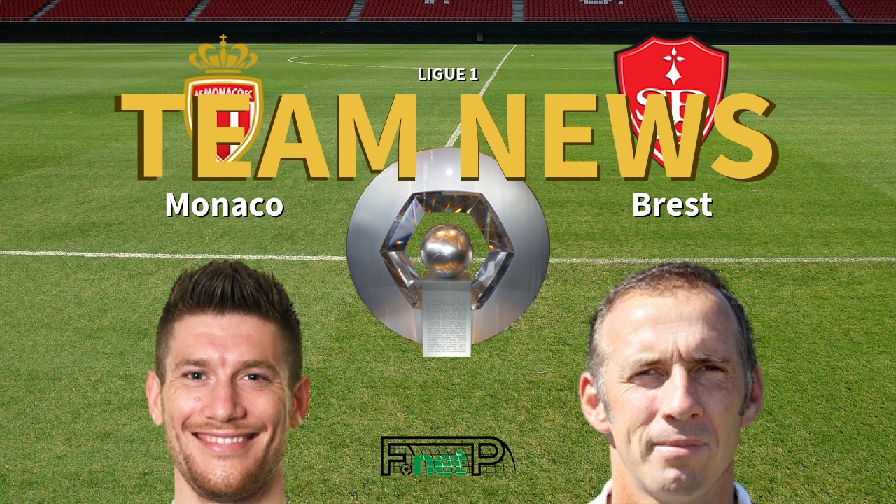 Ligue 1 News: Monaco vs Brest Confirmed Line-ups