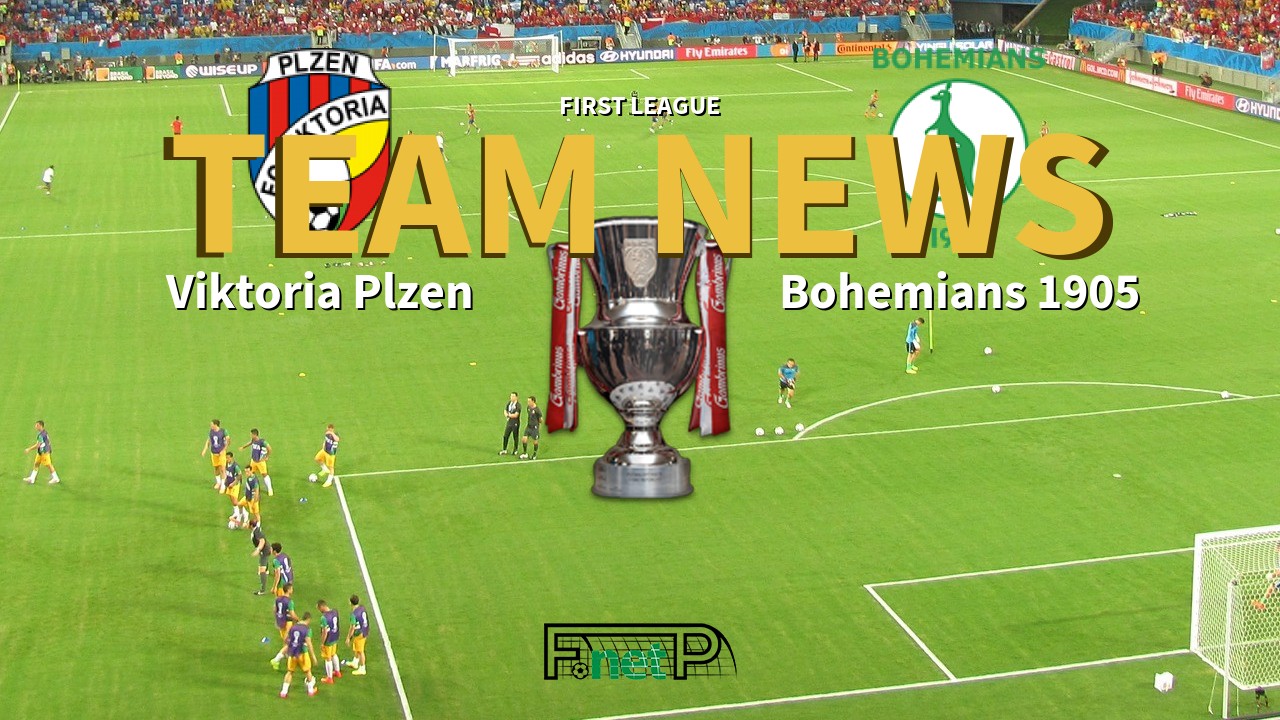 First League News: Viktoria Plzeň vs Bohemians Confirmed Line-ups