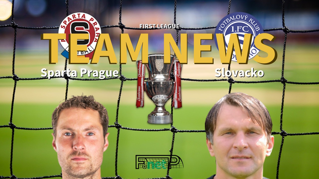 First League News: Sparta Prague vs FC Slovácko Confirmed Line-ups