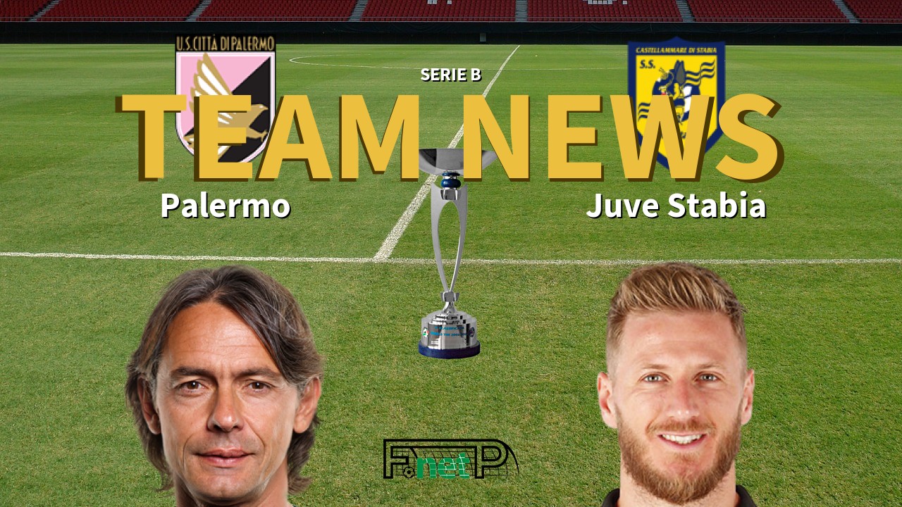 Serie B News: Palermo vs Juve Stabia Confirmed Line-ups