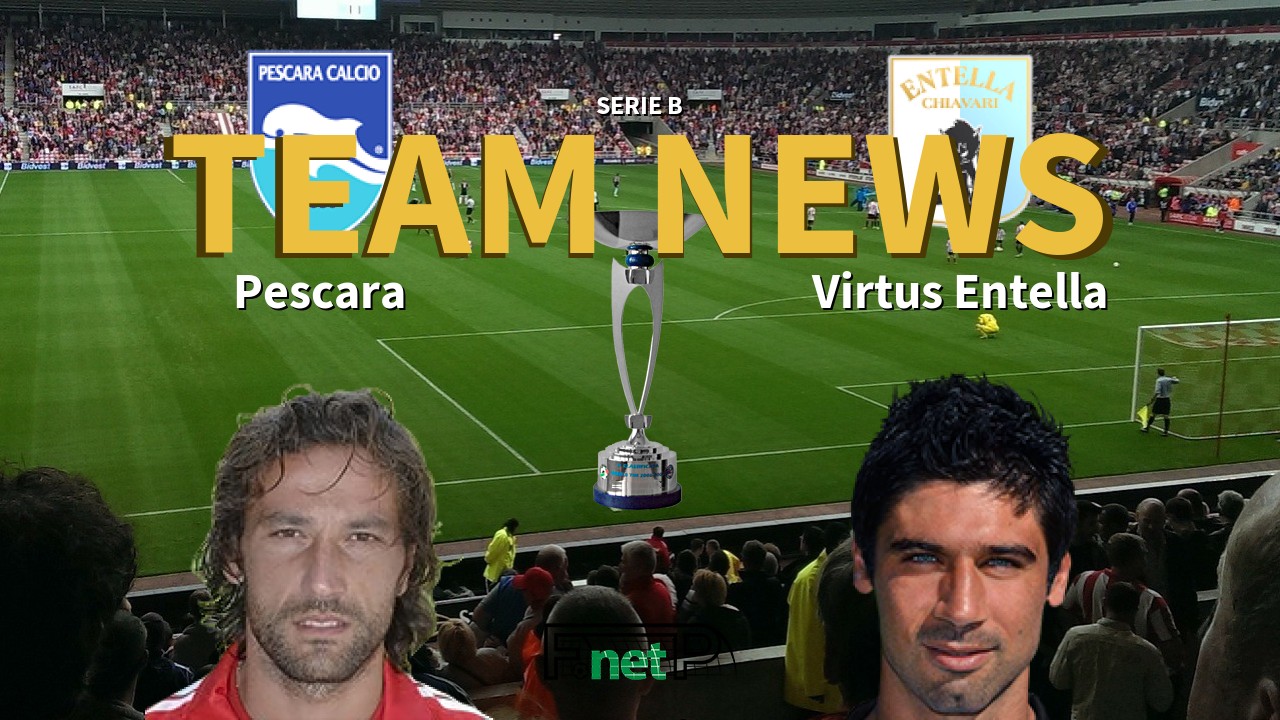 Serie B News: Pescara vs Entella Confirmed Line-ups