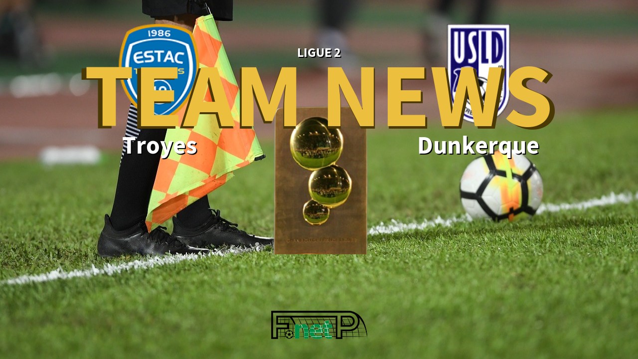 Ligue 2 News: ESTAC vs USL Dunkerque Confirmed Line-ups