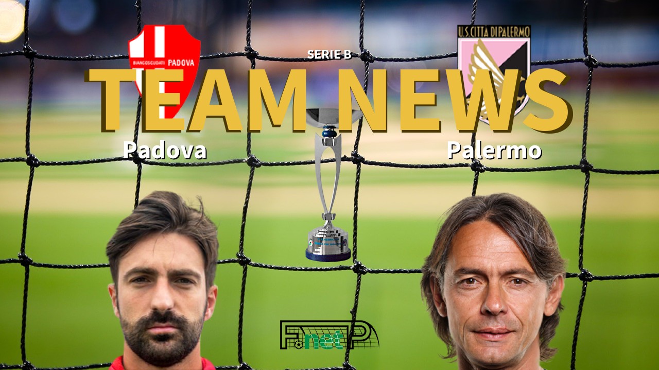 Serie B News: Padova vs Palermo Confirmed Line-ups