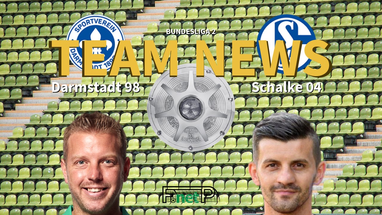 Bundesliga 2 News: Darmstadt vs Schalke Confirmed Line-ups