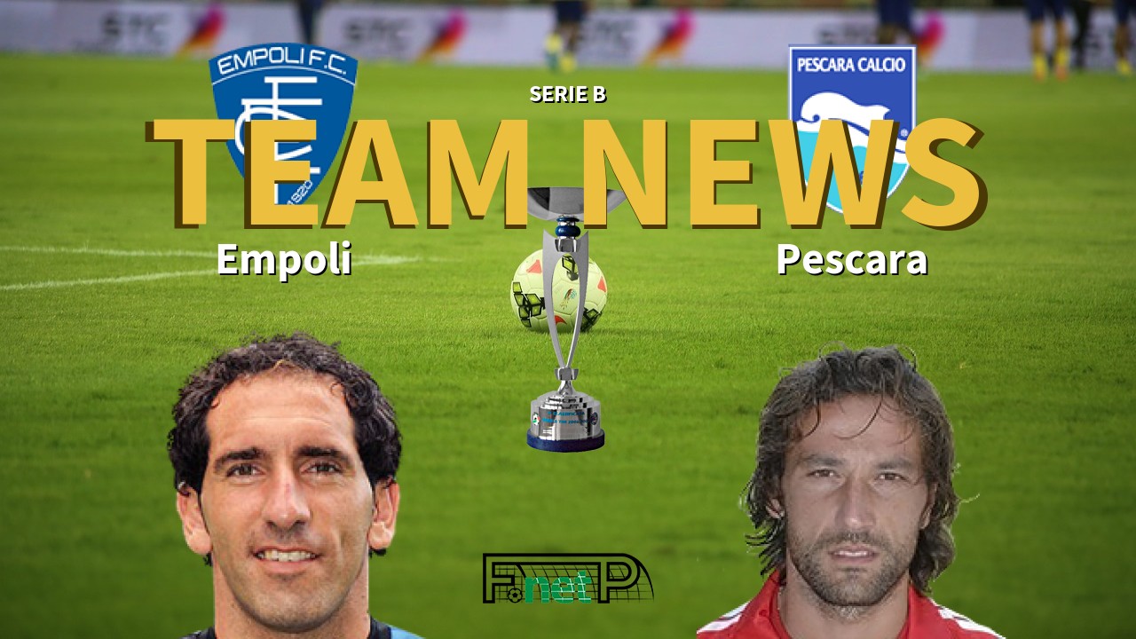Serie B News: Empoli vs Pescara Confirmed Line-ups