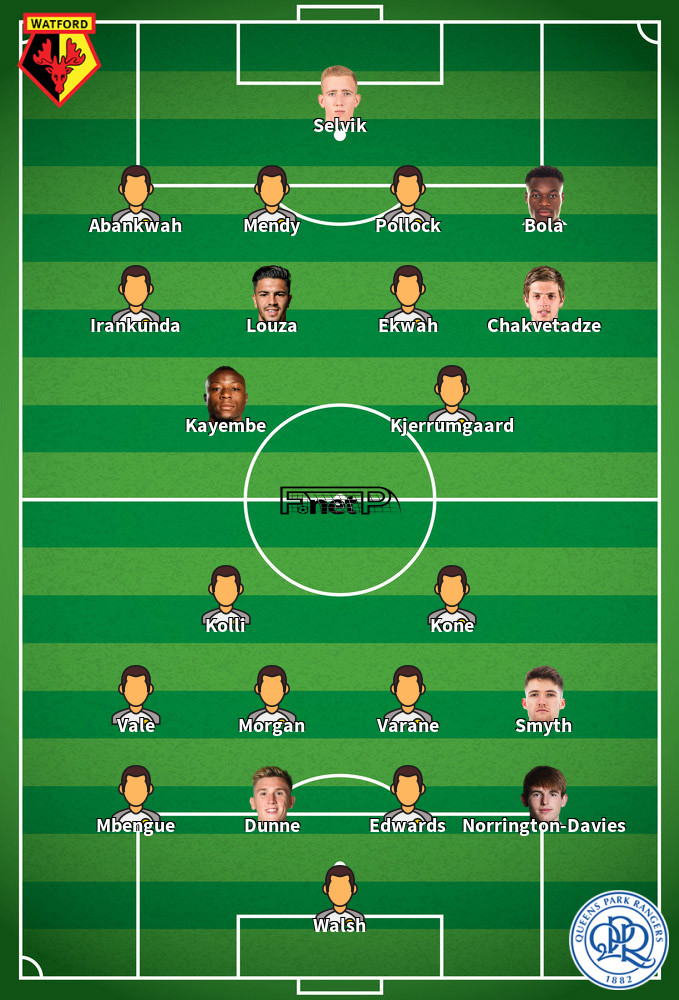 QPR v Watford Predicted Lineups 03-04-2026