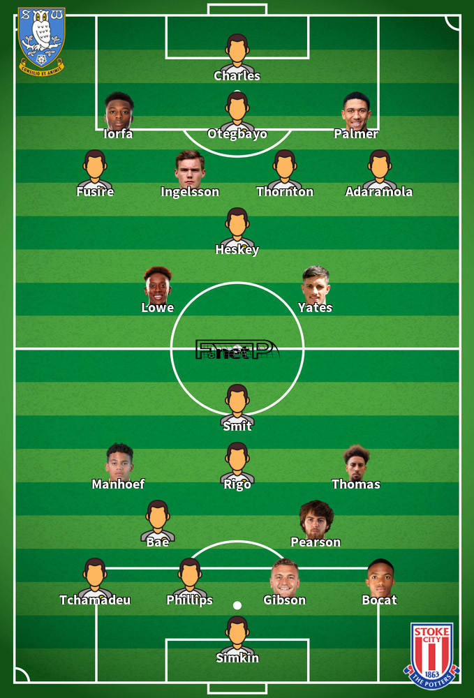 Stoke City v Sheffield Wednesday Predicted Lineups 03-04-2026