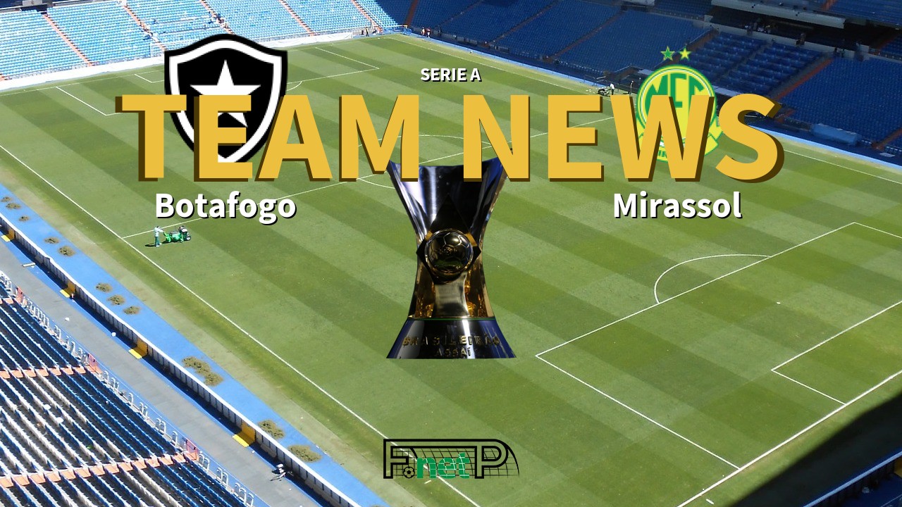Serie A News: Botafogo vs Mirassol Confirmed Line-ups