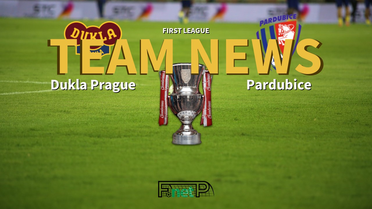 First League News: Dukla Prague vs Pardubice Confirmed Line-ups