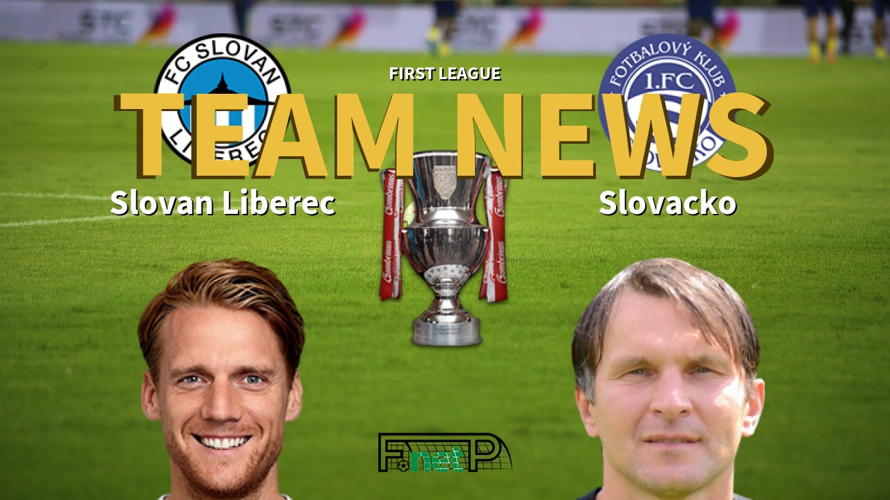 First League News: Slovan Liberec vs FC Slovácko Confirmed Line-ups