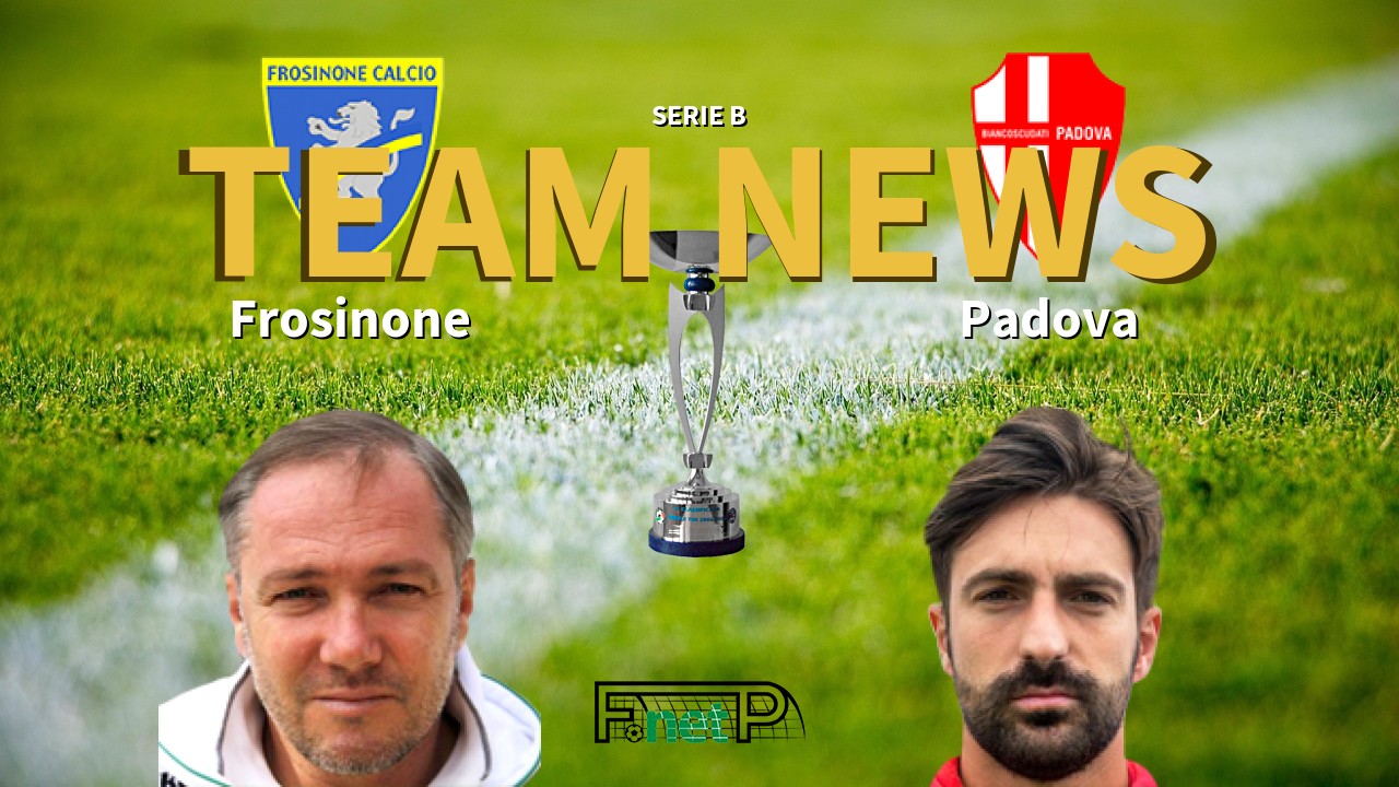 Serie B News: Frosinone vs Padova Confirmed Line-ups
