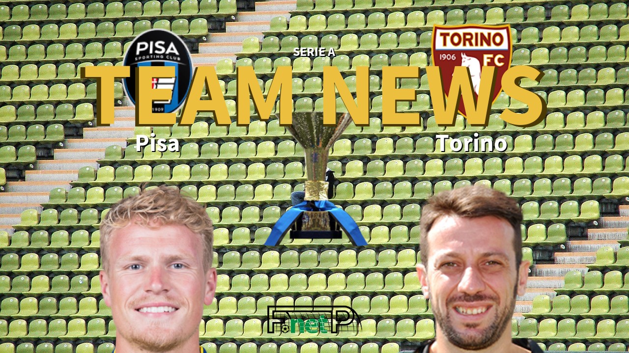 Serie A News: Pisa vs Torino Confirmed Line-ups