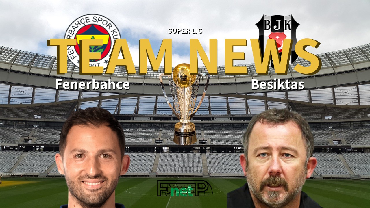 Super Lig News: Fenerbahçe vs Beşiktaş Confirmed Line-ups