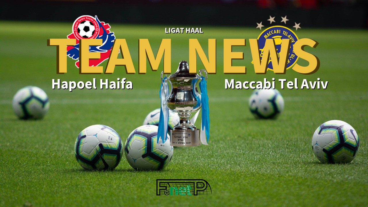 Ligat HaAl News: Hapoel Haifa vs Maccabi Tel Aviv Confirmed Line-ups