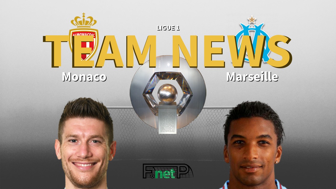 Ligue 1 News: Monaco vs Marseille Confirmed Line-ups