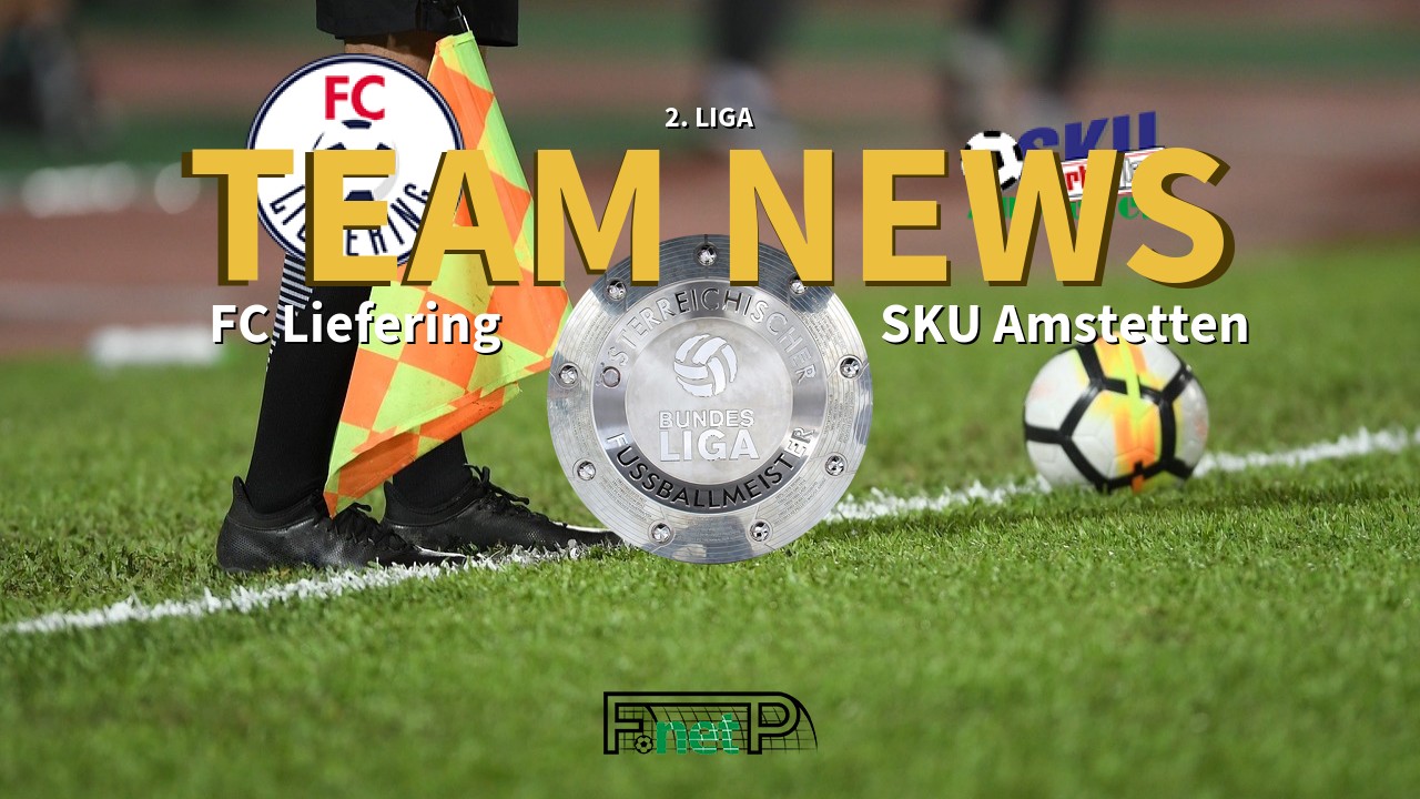 2. Liga News: FC Liefering vs SKU Amstetten Confirmed Line-ups