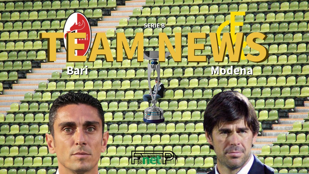 Serie B News: AS Bari vs Modena Confirmed Line-ups