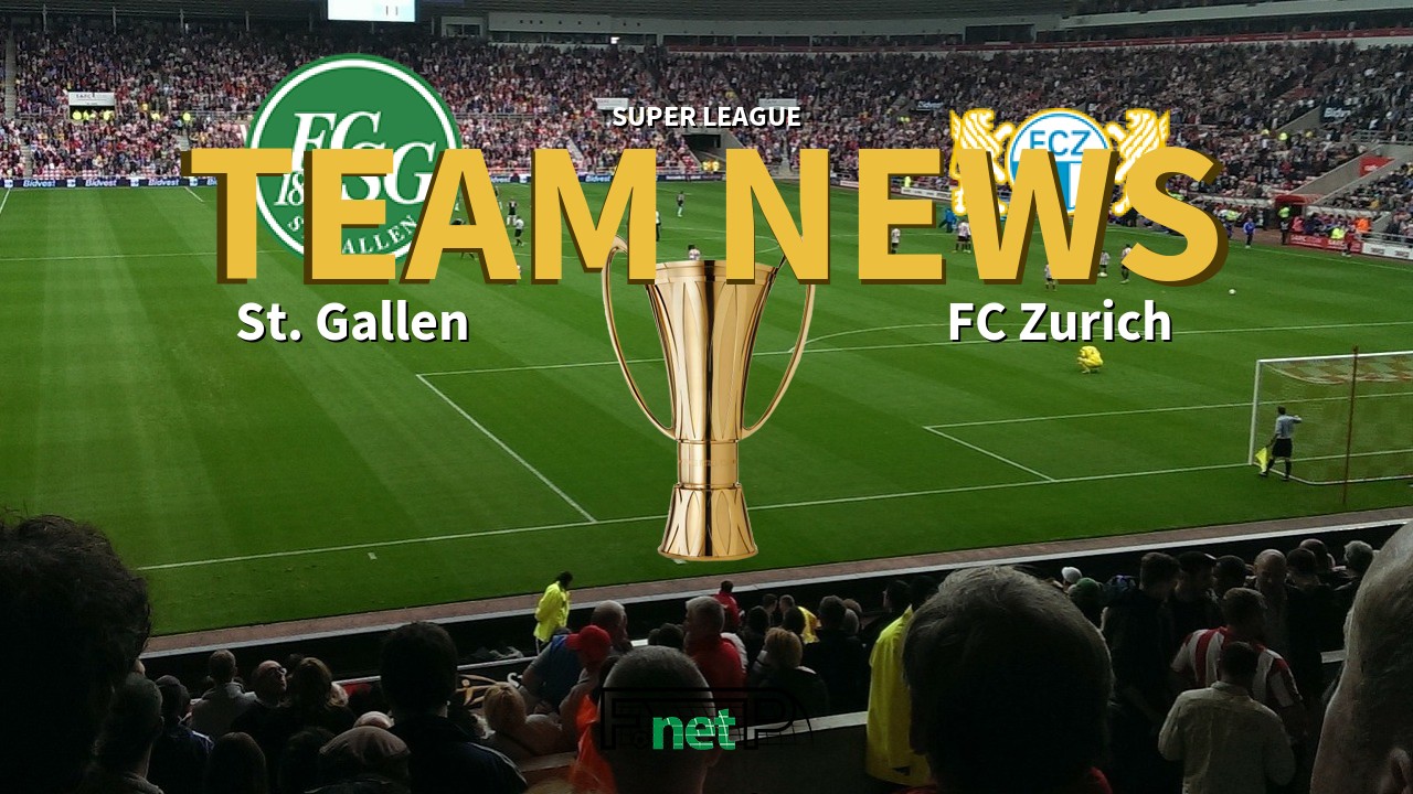 Super League News: St Gallen vs FC Zürich Confirmed Line-ups