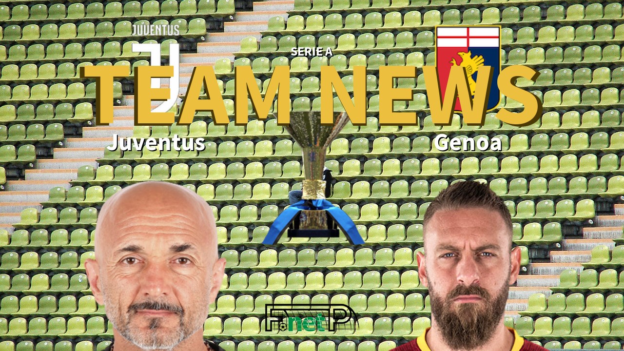 Serie A News: Juventus vs Genoa Confirmed Line-ups