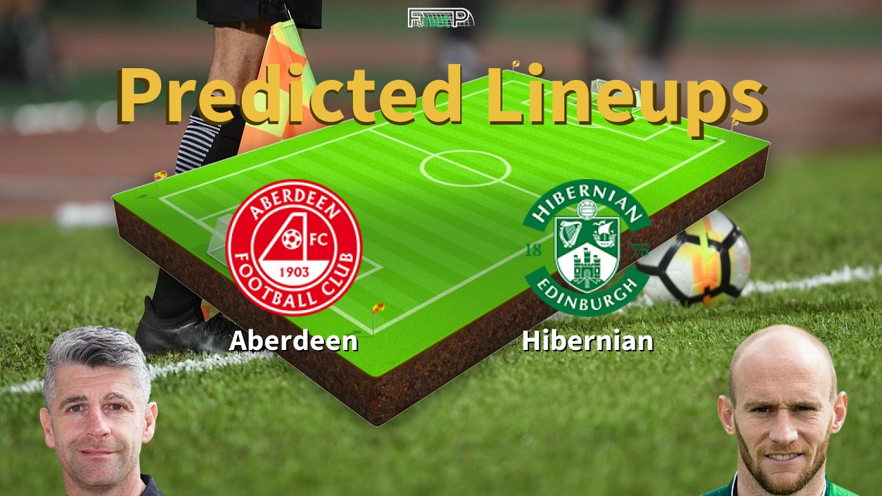 Predicted Lineups and Player News for Aberdeen vs Hibernian 11/04/26 - Premiership News