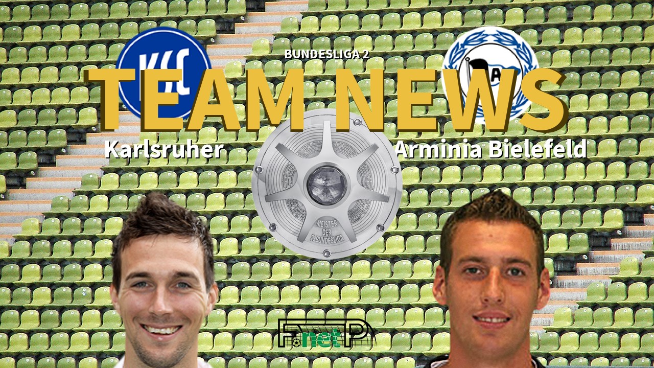 Bundesliga 2 News: Karlsruhe vs Arminia Bielefeld Confirmed Line-ups