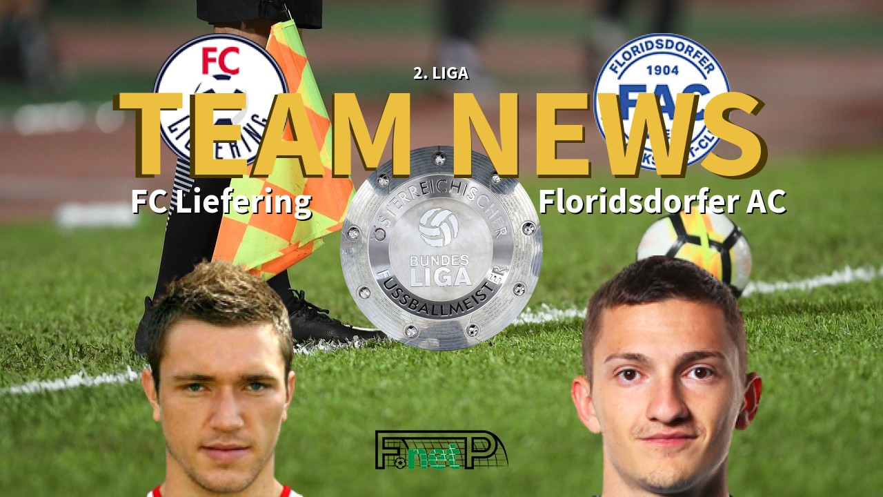 2. Liga News: FC Liefering vs Floridsdorfer AC Confirmed Line-ups