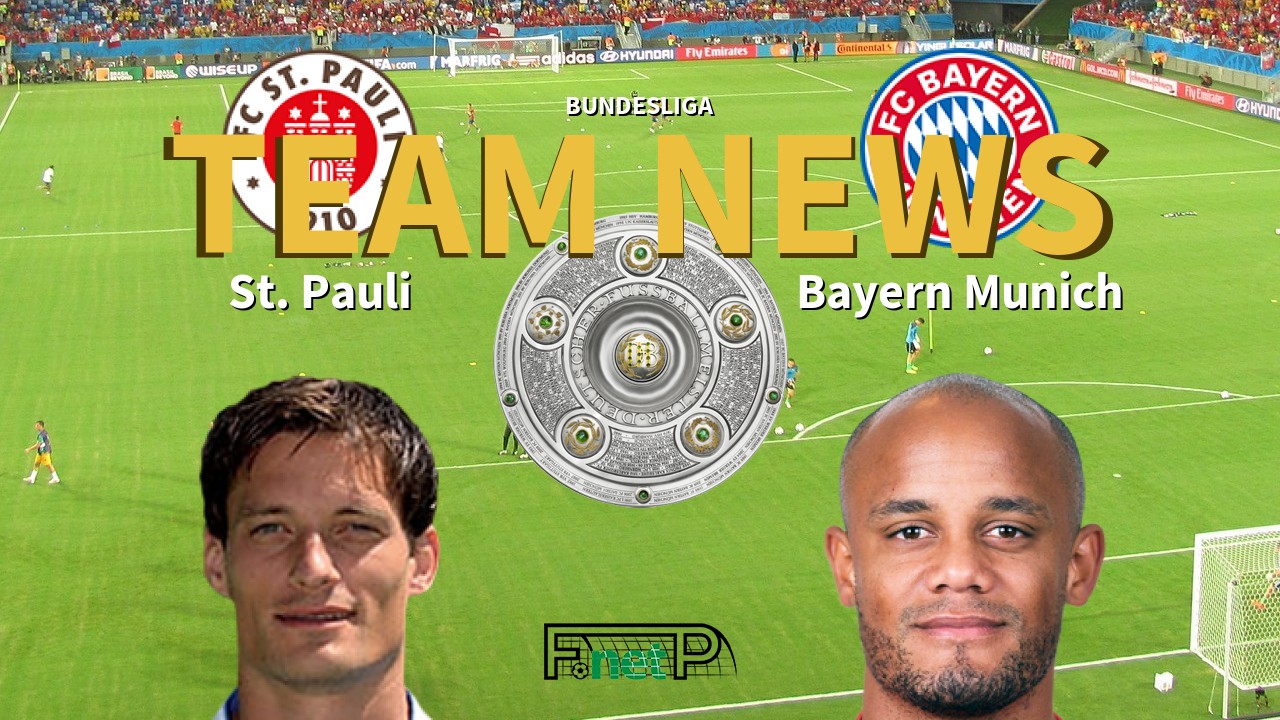 Bundesliga News: St. Pauli vs Bayern Munich Confirmed Line-ups