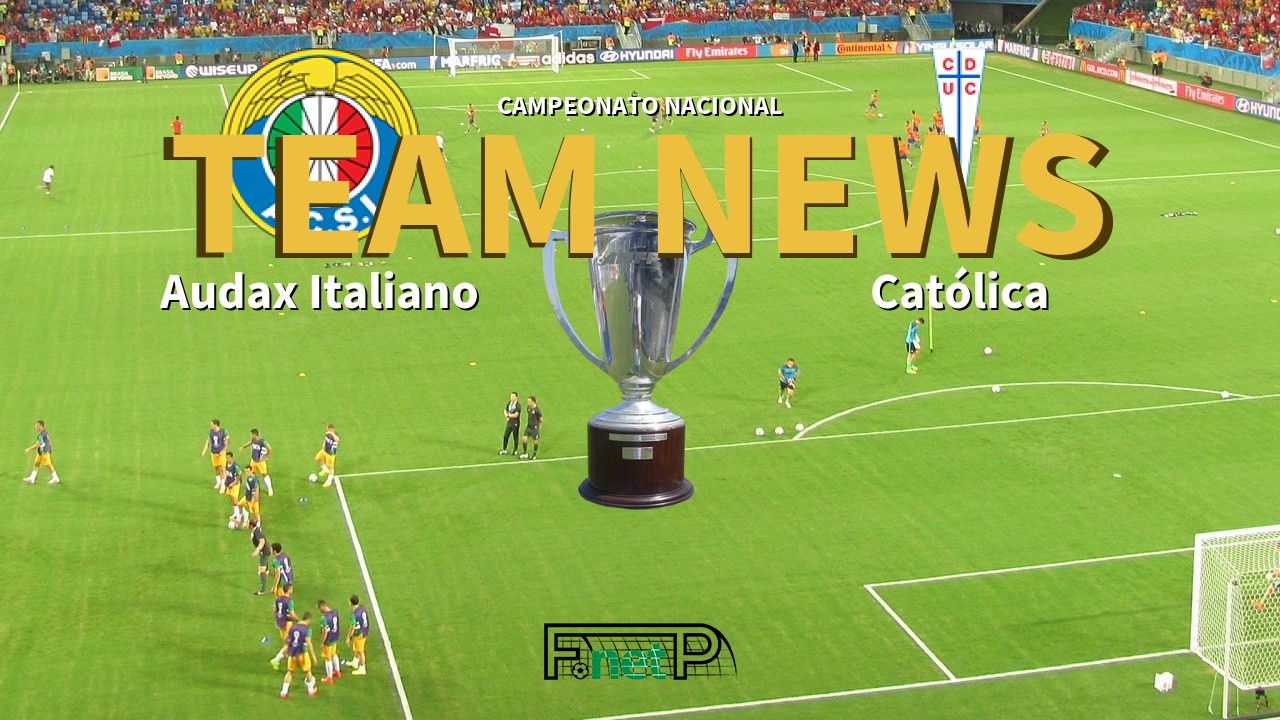 Campeonato Nacional News: Audax Italiano vs Universidad Católica Confirmed Line-ups