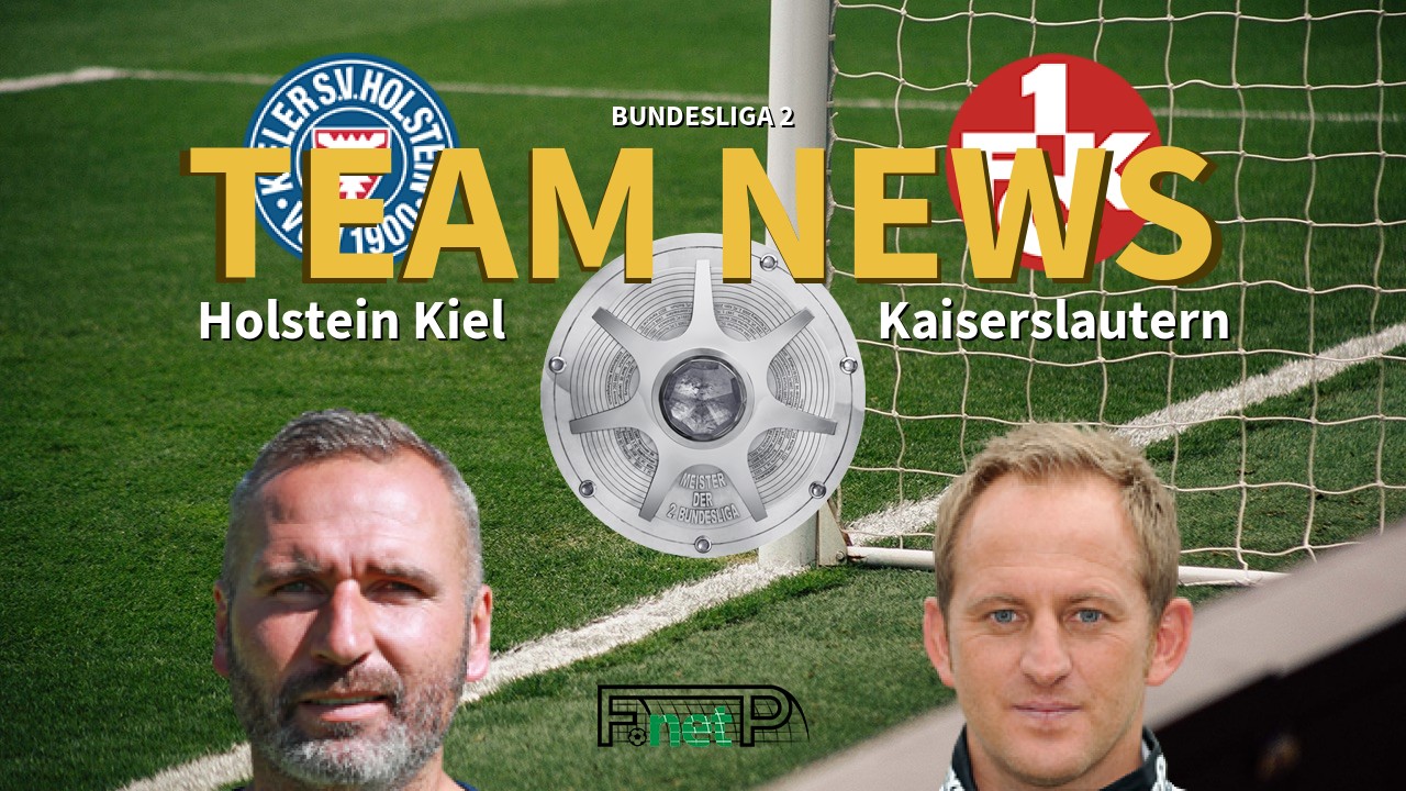 Bundesliga 2 News: Holstein Kiel vs Kaiserslautern Confirmed Line-ups