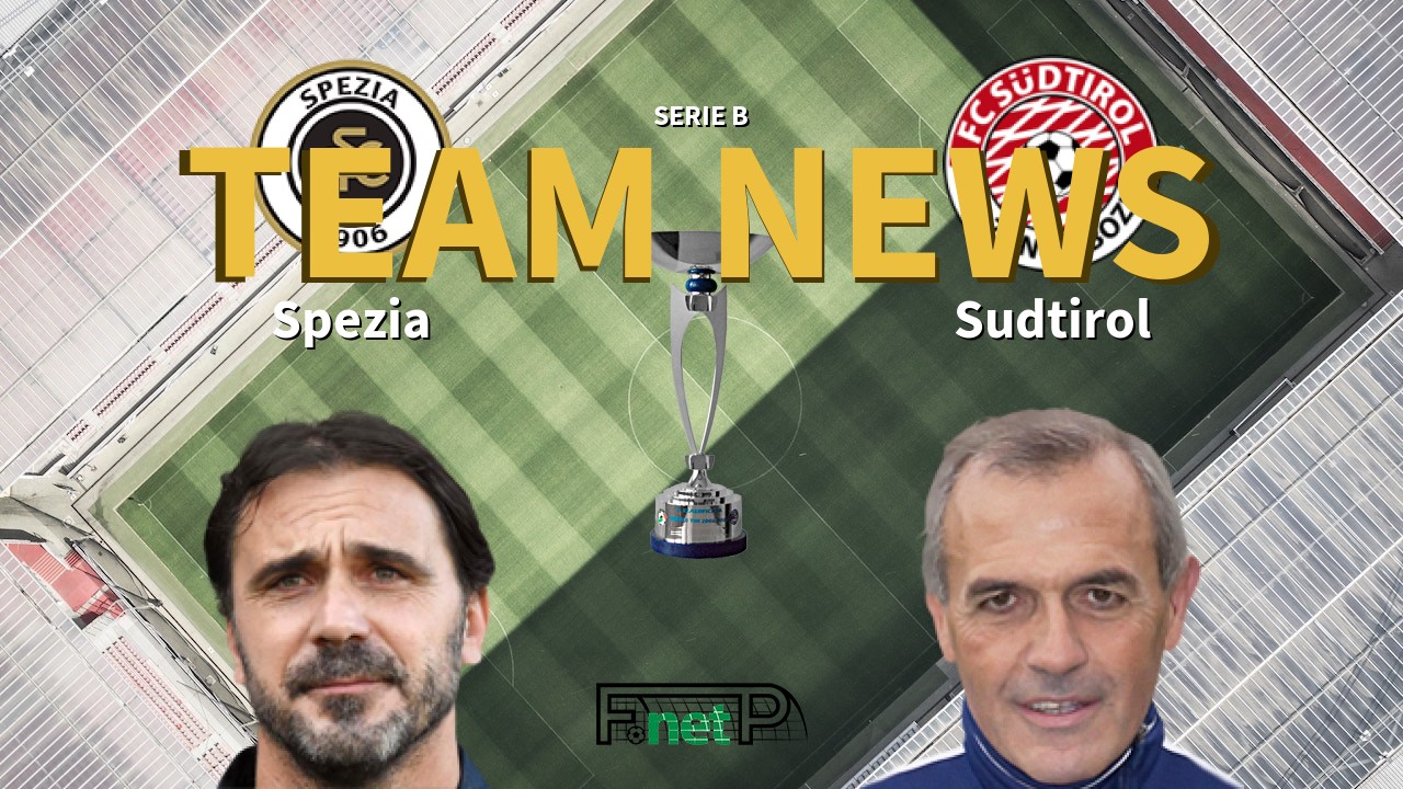 Serie B News: Spezia vs Südtirol-Alto Adige Confirmed Line-ups