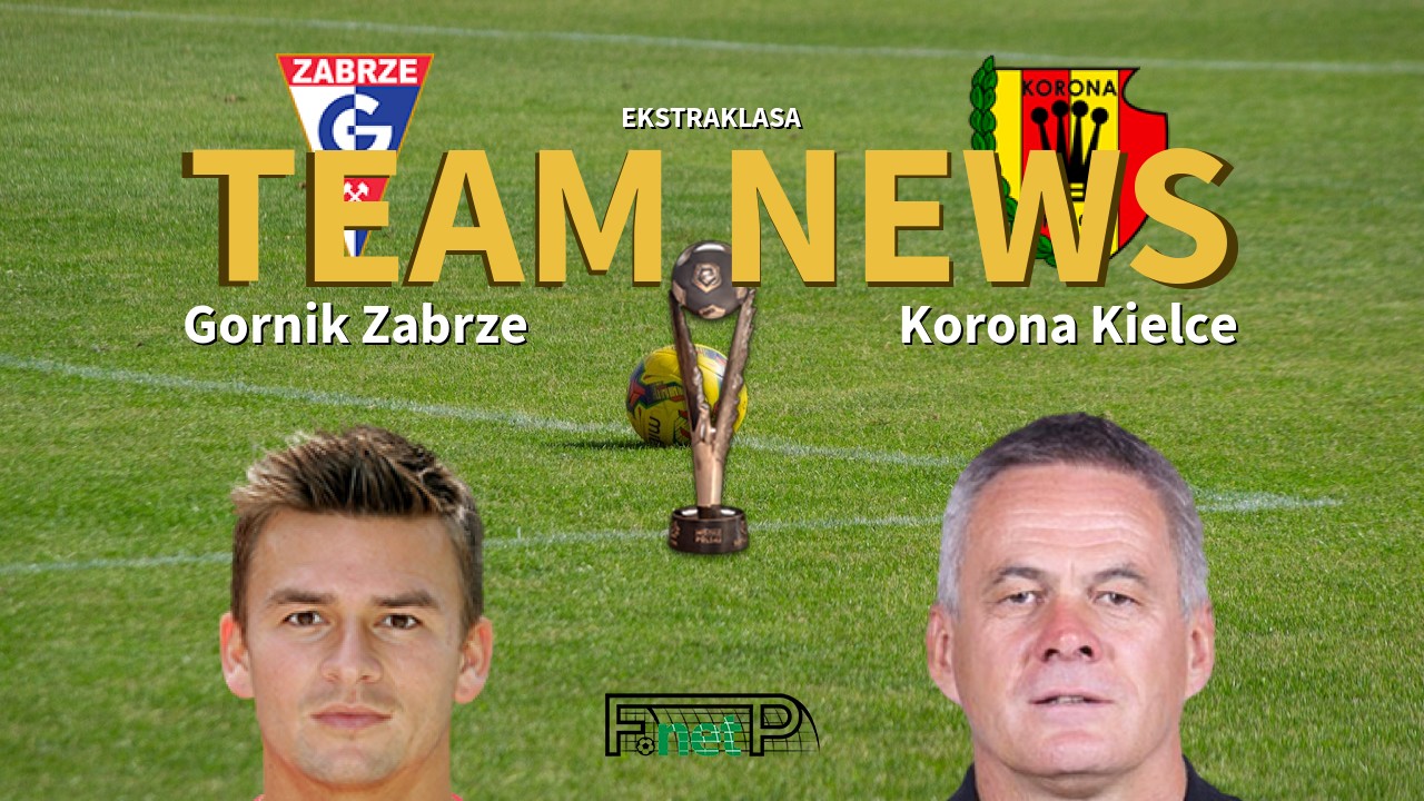 Ekstraklasa News: Górnik Zabrze vs Korona Kielce Confirmed Line-ups